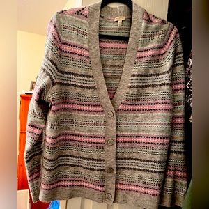 Talbots cropped cardigan